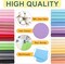 35 Pcs Solid Color Cotton Precut Fabric 20 x 20 Inch(Multicolor)